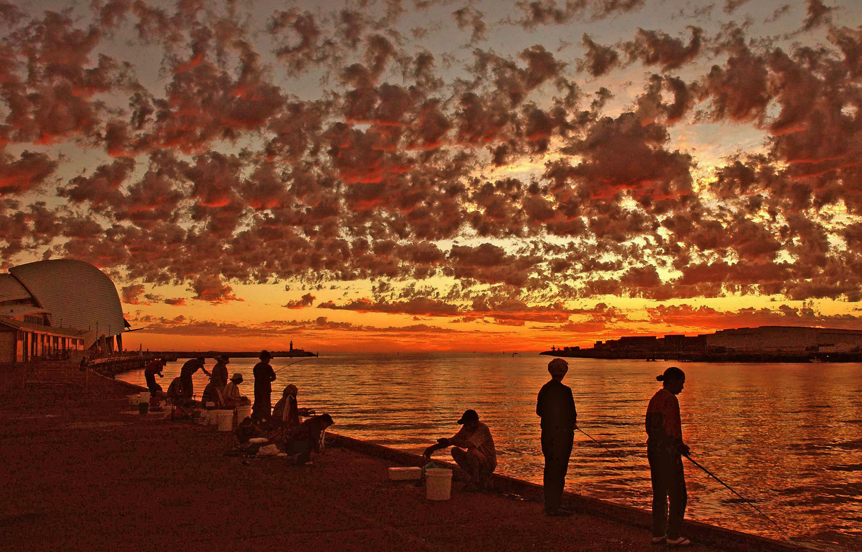 Sunset fishing DSC_8556 edited 1