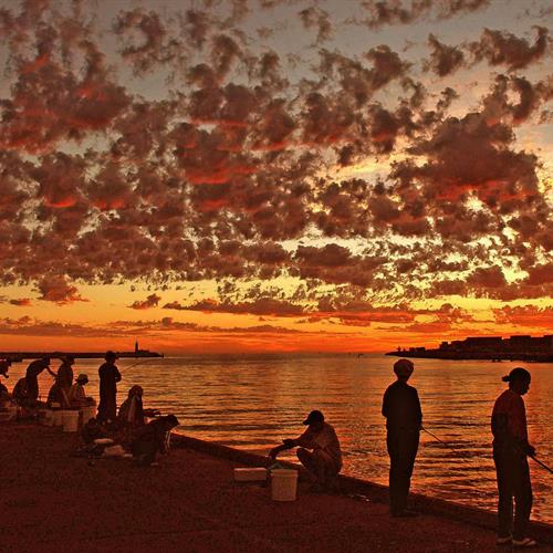 Sunset fishing DSC_8556 edited 1