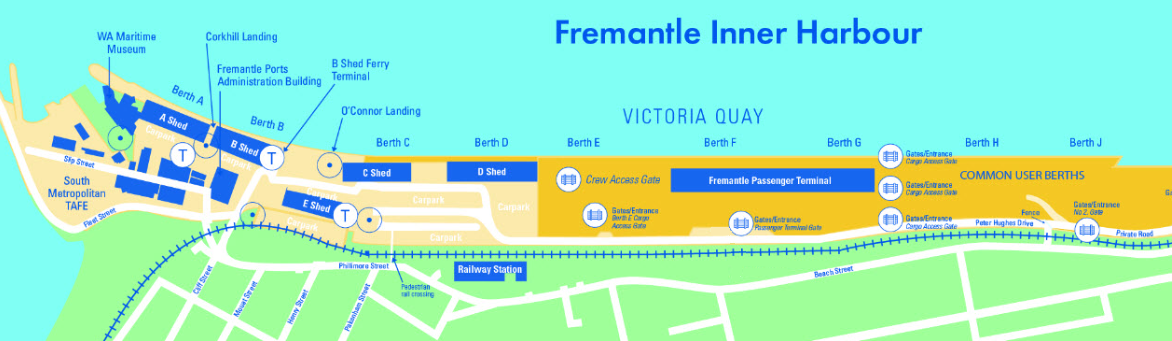 revised map passenger terminal