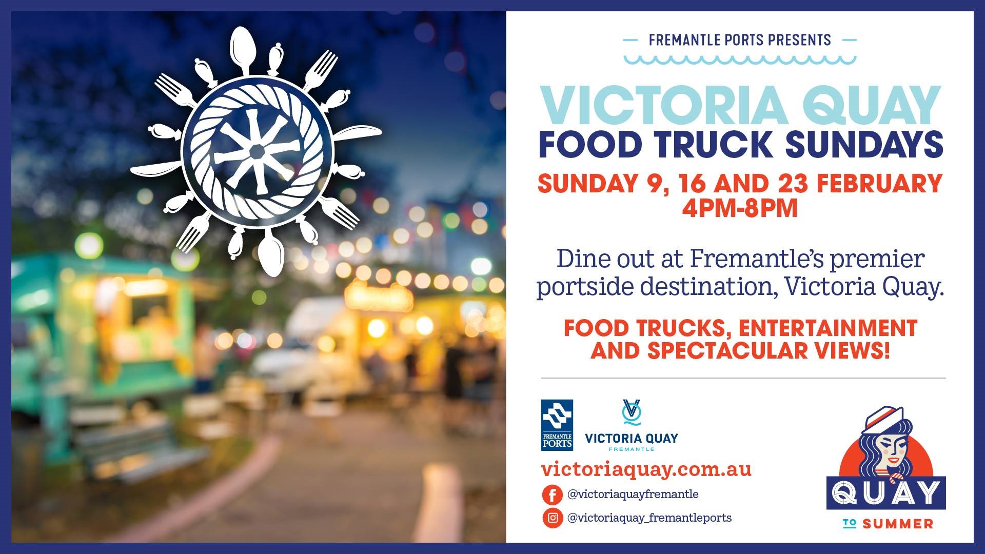 Victoria Quay Food Truck Sundays landscape Victoria Quay Food Truck Sundays landscape